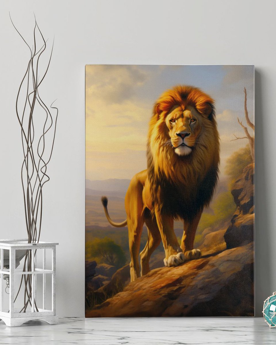 The Lion at Sunset | Available Now⚡️
Learn more 👉 vinathie.com/search?s=the%2…

#wallart #homedecor #interiordecor #canvasprint #Sales #homeaccents #Lion #animalart #cool #wildanimal