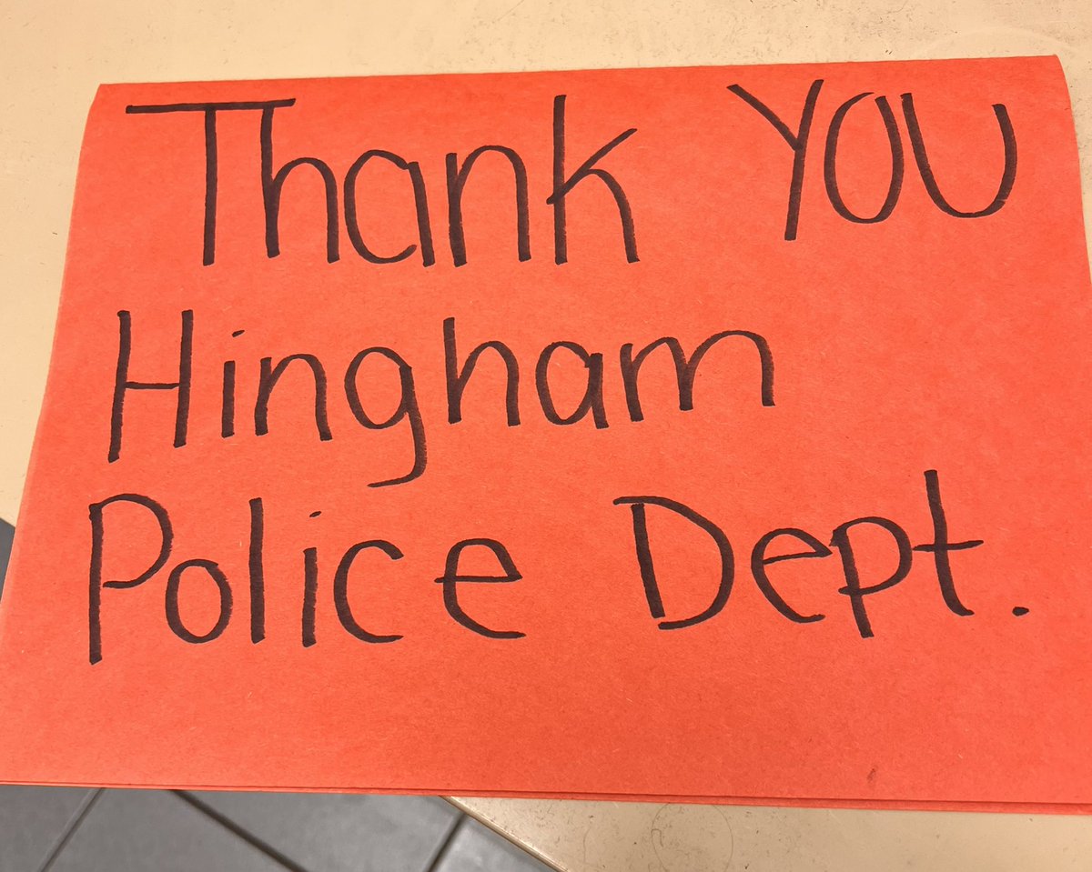 Hingham Police tweet media