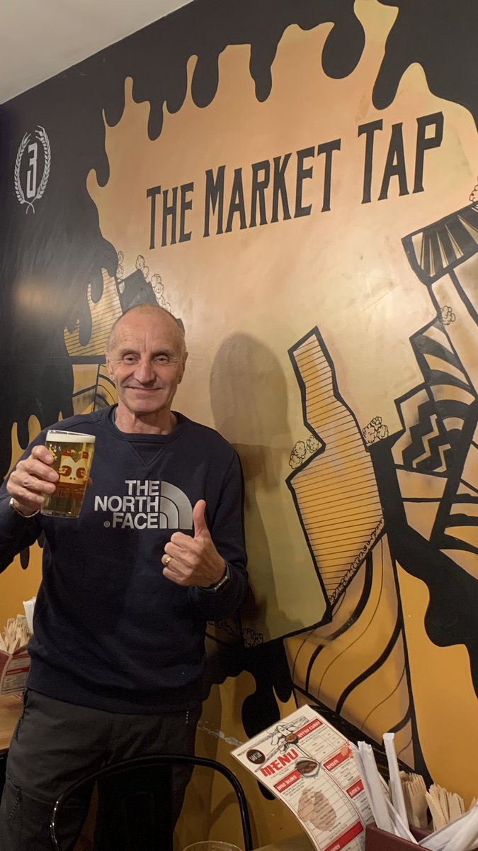 KirkStan's tweet photo. @BYMarketTap @brewyorkbeer And Superb it is too ๐ป๐๐ As is the #YuzuStreetFood. Had a great afternoon with @Lynne_Kirk at @BYMarketTap #Pocklington. Now back in the #TinTent ๐ with the heater on ๐ฅถ #VanLife https://t.co/dXsTQaGUgq