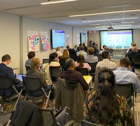NNInanonews's tweet image. At the 2023 U.S.-EU NanoEHS Communities of Research (#NanoEHSCORs) Workshop, Annie Jarabek (@EPA) makes a presentation on enhancing comparability of #nanomaterial #bioinformatics to inform #ClimateChange challenges. Meeting agenda: tinyurl.com/4nedndkf.