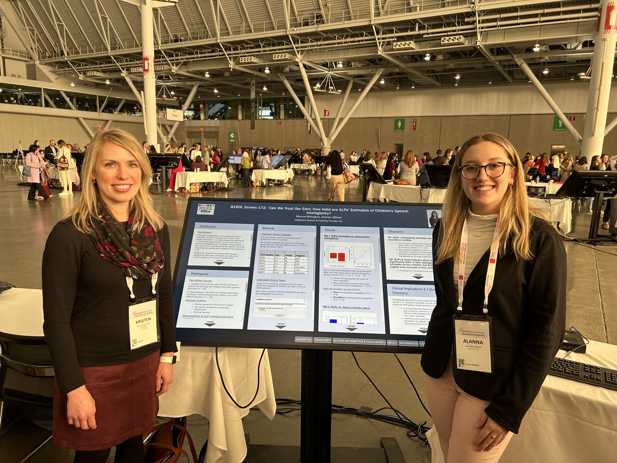 Amazing presentations by faculty, students, and alumni at #asha2023! Congratulations on these wonderful achievements! #slp #slp2b #slpeeps <a href="/ASHAWeb/">ASHA</a> <a href="/MSHA_HearSay/">MSHA</a> <a href="/Northeastern/">Northeastern U.</a> <a href="/NUBouve/">Bouvé College of Health Sciences at Northeastern</a>