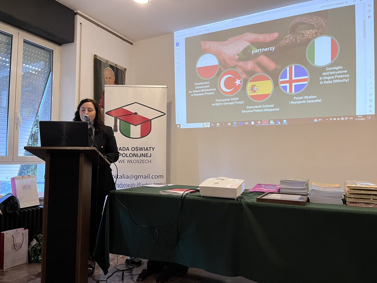 PLinItalia's tweet photo. #Rzym🇮🇹
Rozpoczęła się konferencja metodyczna Rady Oświaty Polonijnej dla nauczycieli🇵🇱 z udziałem przedstawicieli #ORPEG @InstytutKolbego @UAM_Poznan oraz konsula RP @b_skwarczynski. https://t.co/XElolUZ7ff