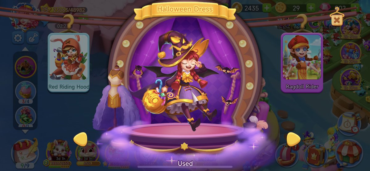 ARoseRising's tweet photo. @MergeFairytale My favorite so far is the Halloween dress 👻 https://t.co/iOehMjoq6k