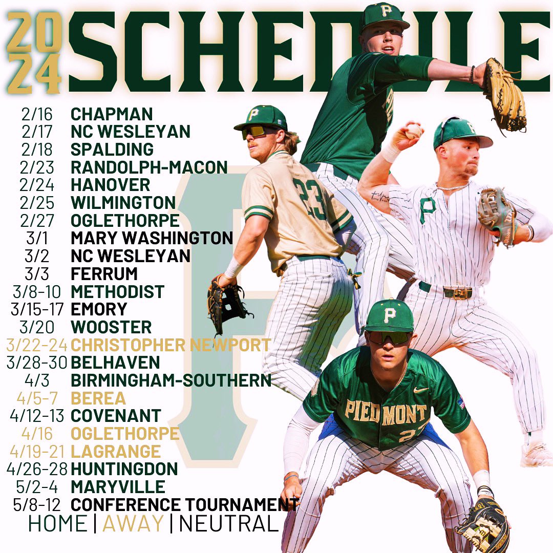 2024 will be here before we know it! Mark your 🗓️ for some Lions baseball. 

#GoLions🦁
#d3b