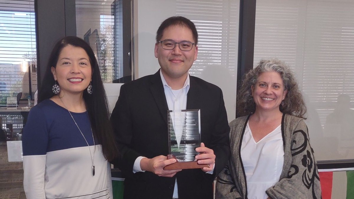 Congratulations to AFS Staff Attorney Dr. Ethan Chou for being chosen to receive the 2023 Staff Award for Outstanding Achievement in International Education from <a href="/txst_isss/">TXST- International Student and Scholar Services</a>. Thank you International Student and Scholar Services for recognizing our staff! <a href="/DOSTxState/">TXST Dean of Students</a>