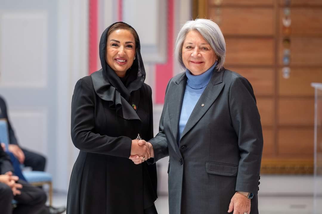 L'ambassadrice du Serviteur des Deux Saintes Mosquées au Canada, Amal Yahya Almoalimi a présenté ses lettres de crédences en tant qu'ambassadrice extraordinaire et plénipotentiaire du Serviteur des Deux Saintes Mosquées à SE la très honorable Mme Mary Simon, GG du Canada