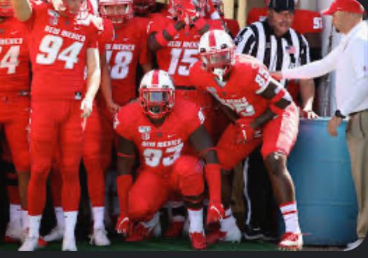 #AGTG after a successful talk with <a href="/jscelfo66/">Coach Joe Scelfo</a> , I am grateful to receive my first D1 offer from <a href="/UNMLOBOS/">New Mexico Lobos</a>
<a href="/bigpen56/">Coach Penson</a> <a href="/Coach_Mike06/">Micheal Johnson</a> <a href="/AllinAdams/">Coach Michael Adams JR.</a> <a href="/coachcurtis42/">Coach Curtis</a>