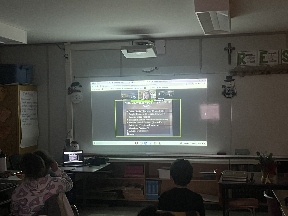 A big thank you to <a href="/simonwiesenthal/">Simon Wiesenthal Center</a> for such an informative presentation about the Holocaust. We all learned a lot today. <a href="/FrCWSullyDPCDSB/">Father C.W. Sullivan</a>
