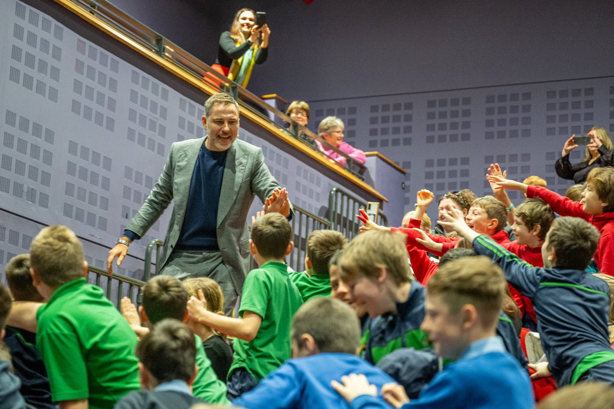 BenRyanPhoto's tweet photo. RT @davidwalliams: David at the Civic Theatre Tallaght Dublin today. 📷 @BenRyanPhoto https://t.co/Dq14i4elz8