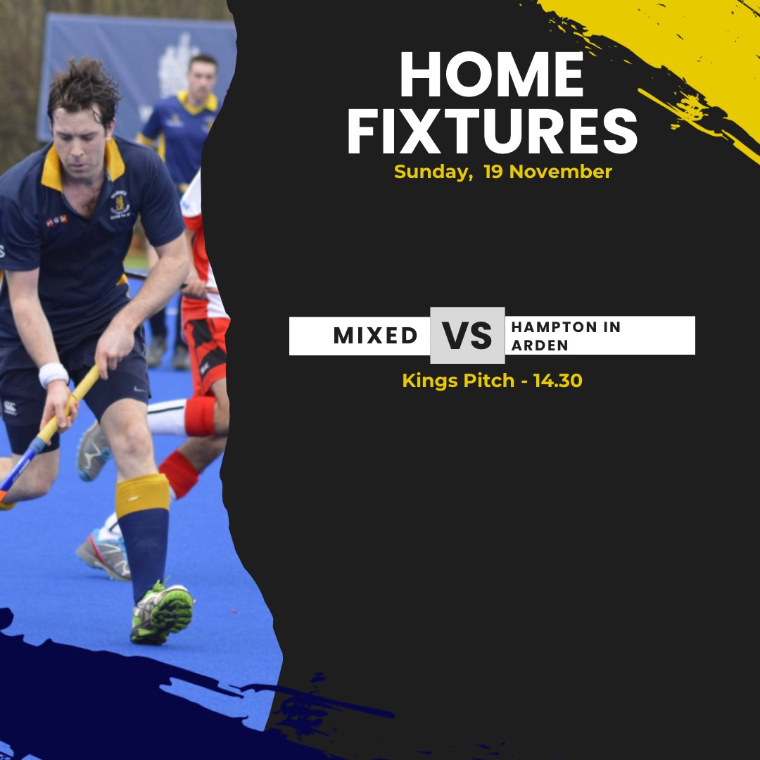 Lots of teams on the road this week with some big games at home including the Mixed team at home on Sunday!🏑💙💛