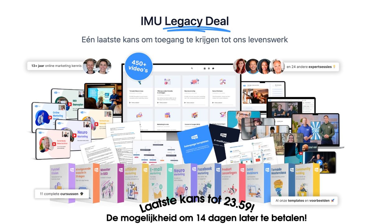 Softrunner_NL's tweet photo. Nog maar een 1 uur en dan is deze top Lecacy Deal niet meer te koop 📢 Dit is een once in a #Lifetime deal! Pak je laatste kans! Later betalen mogelijk!  👉https://t.co/56W17VjOPC 👈 #marketing #internet #business #Website https://t.co/WdiE5yAdnC