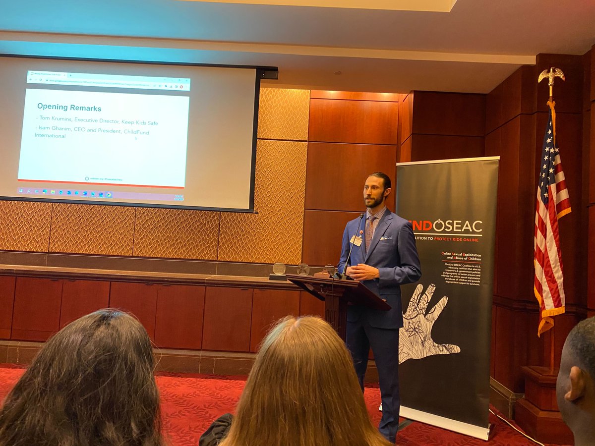 together4girls's tweet photo. @TomKrumins, ED of our sister org #keepkidssafe gave the opening remarks at this week's Ending #OSEAC Coalition symposium on online sexual abuse against children.
Grateful to be part of this coalition with our partners and sister movements🌎
@BeBraveGlobal #ProtectKidsOnline https://t.co/dzDmoLxEEU