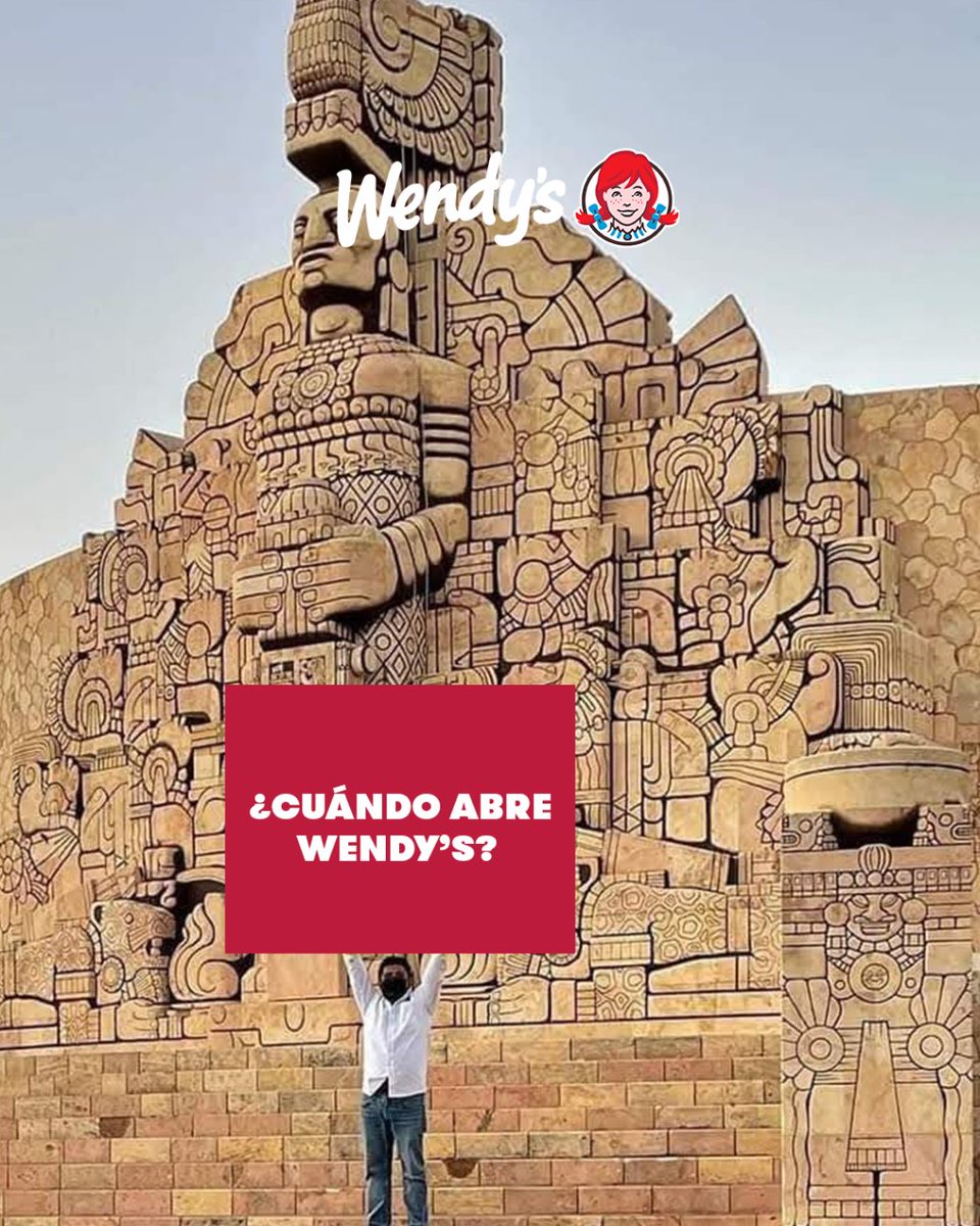 Wendys_Mexico's tweet photo. Todo Mérida en este momento: 

Ya pronto les suelto la fecha. 

Por cierto, ando buscando al creador original de esta joya. 👀 

#WENDYSMERIDA #FROSTY
#BACONATOR #WENDYSXCANATÚN https://t.co/2u7OKzFHoZ