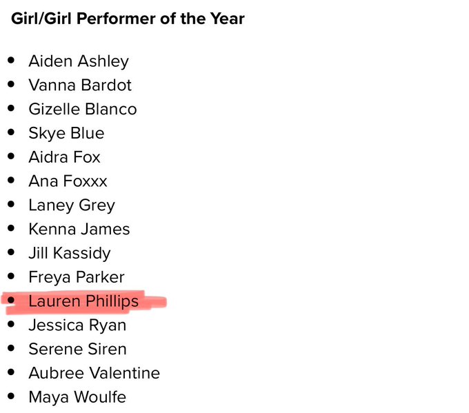 Thank you so much @XBIZ for these nominations! I'm so excited to see what 2024 has to bringing!   Thank<a class="tags" href="/tag/xbiz">@xbiz</a>