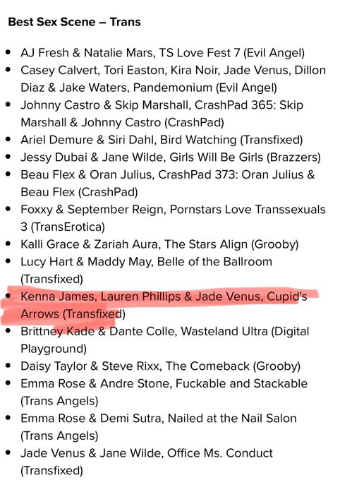 Thank you so much @XBIZ for these nominations! I'm so excited to see what 2024 has to bringing!   Thank<a class="tags" href="/tag/xbiz">@xbiz</a>