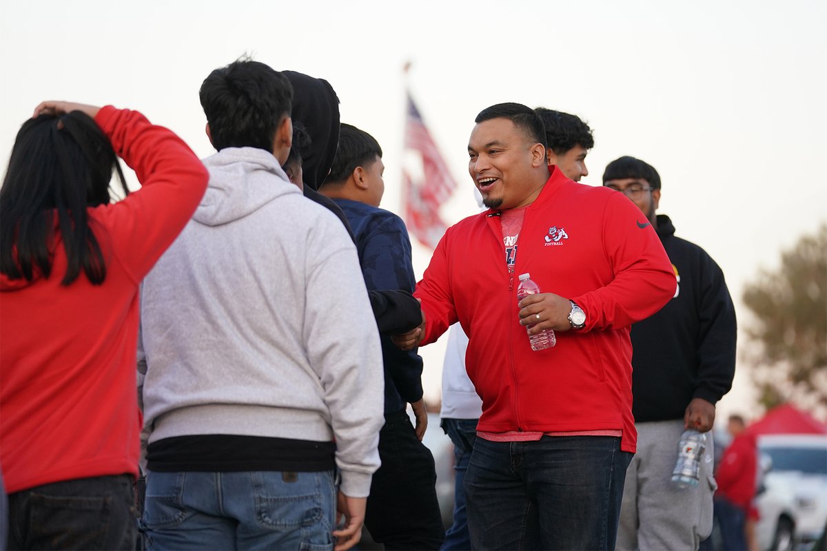 Fresno State (@fresno_state) on Twitter photo Dario Calderon and his friends hatched an idea while tailgating at a <a href="/FresnoStateFB/">Fresno State Football</a> game. How many game tickets could they buy for local students in the community?
Read the full story: bit.ly/3SHzKfV Dario Calderon and his friends hatched an idea while tailgating at a <a href="/FresnoStateFB/">Fresno State Football</a> game. How many game tickets could they buy for local students in the community?
Read the full story: bit.ly/3SHzKfV