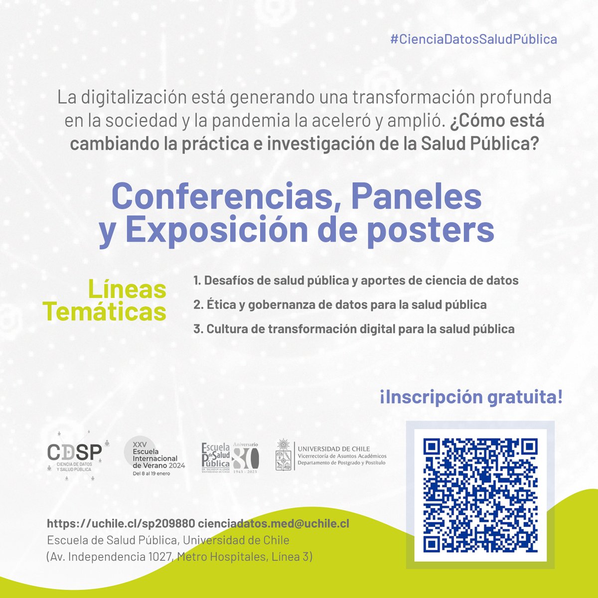 esp_uchile's tweet photo. 👉La digitalización está generando una transformación profunda en la sociedad y la pandemia aceleró y amplió la digitalización en muchas áreas, incluida la salud pública.  ¿Hacia dónde está llevando la digitalización a la práctica e investigación de la Salud Pública?, https://t.co/kI4qgcavqO