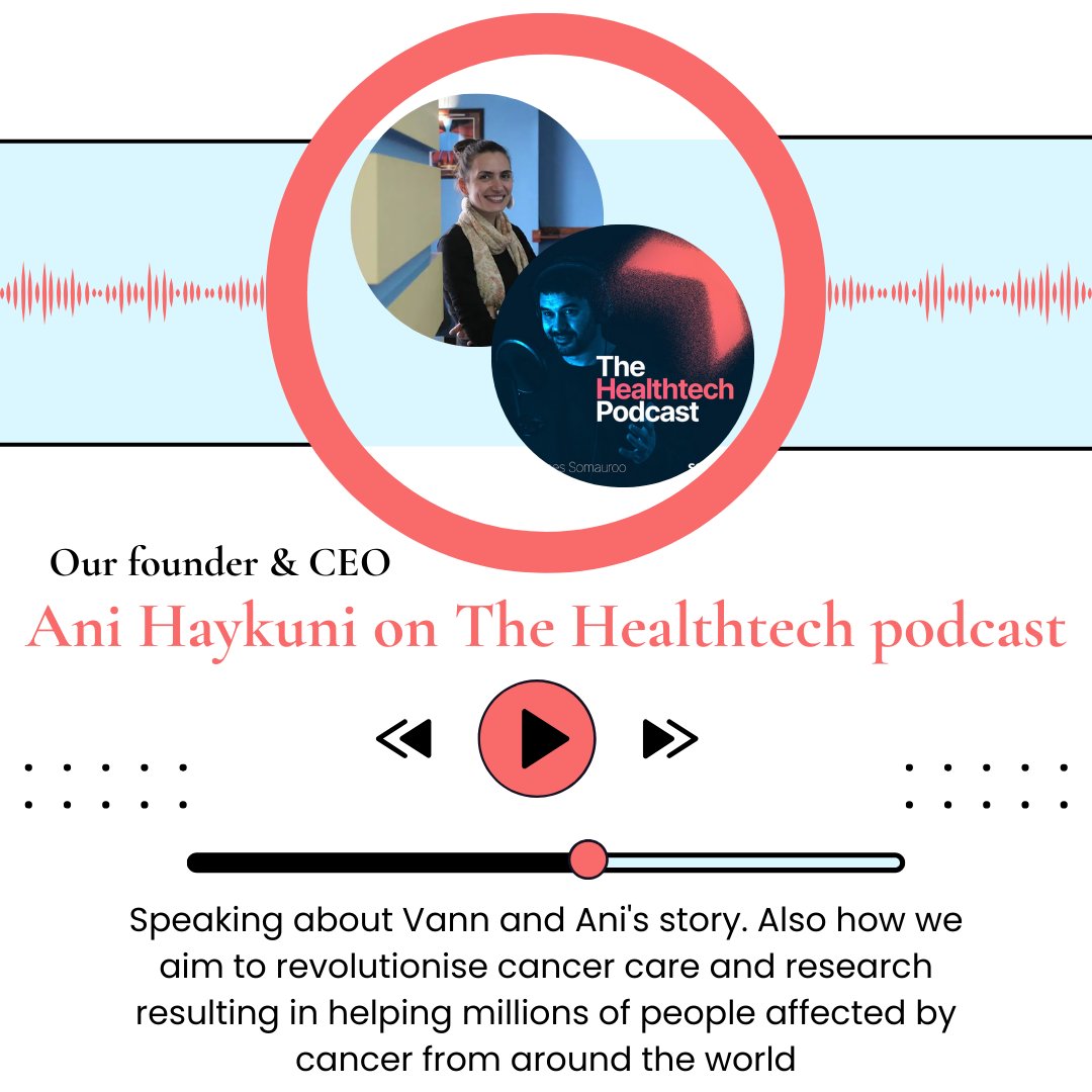 Converting the experience of being the patient into something very positive and impactful. 
Our founder <a href="/AniHaykuni/">Ani Haykuni</a> gave an interview on The Healthtech Podcast about  #Vann and her story, which led to the founding of the company. 

The full interview: lnkd.in/esrige8H