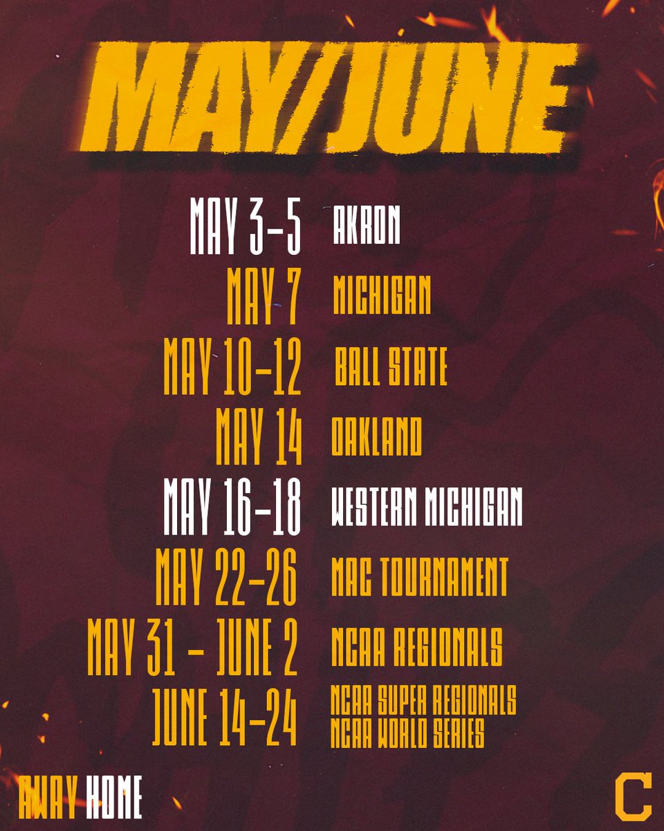 Mark your calendars 🗓️

The ②⓪②④ schedule is here ‼️

#FireUpChips🔥⬆️⚾