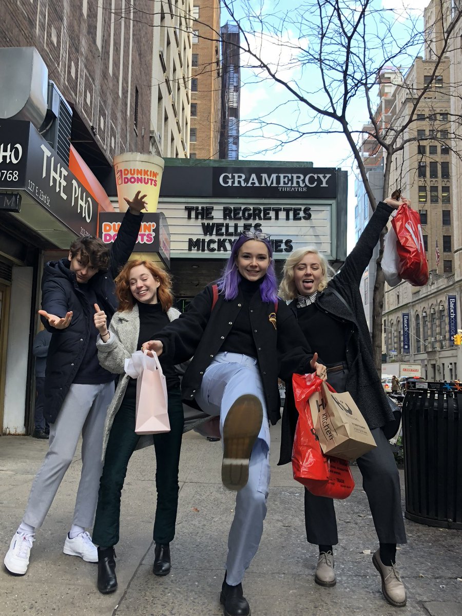 regrettesband's tweet photo. y’all are crazy and sold out the fonda on the 21st already sooooo

we added another show at the fonda on december 20th. tickets on sale now…go go go!

we can’t wait to dance one last time with you…no regrettes.

https://t.co/jv6q5AmaWf https://t.co/6tbR7o7tsj