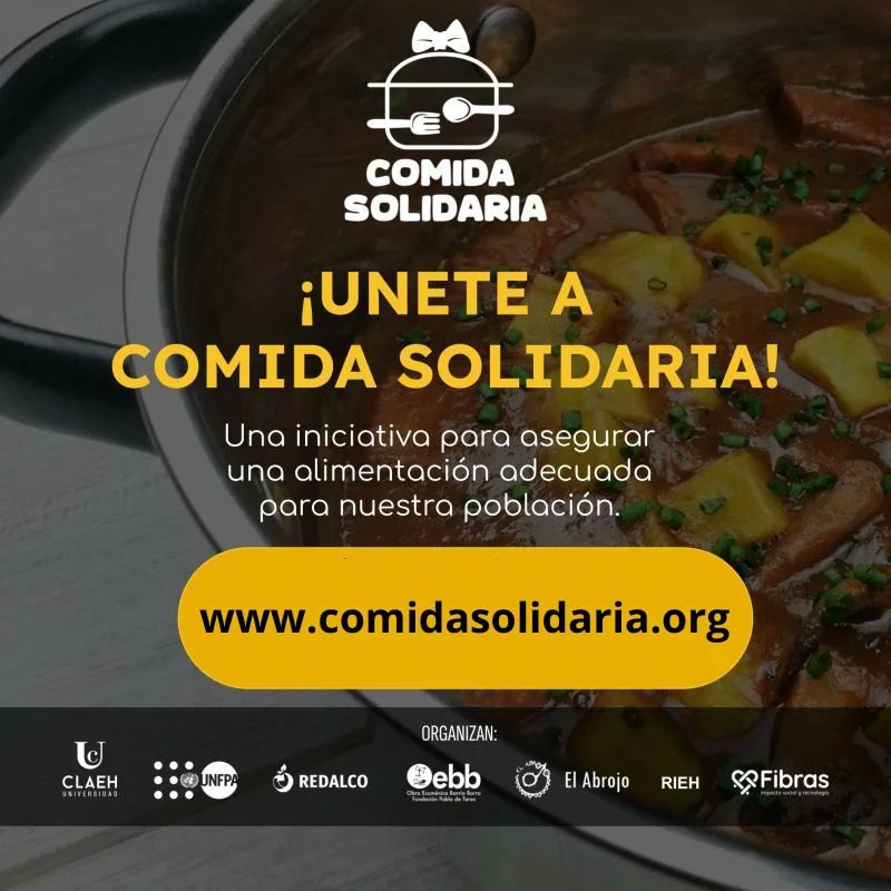 fpablodetarso's tweet photo. 🅒🅞🅜🅘🅓🅐  🅢🅞🅛🅘🅓🅐🅡🅘🅐 

Desde la Obra Ecuménica creemos que para garantizar el ejercicio de derechos de nuestra comunidad necesitamos trabajar colectivamente, por eso formamos parte de la iniciativa 𝗖𝗼𝗺𝗶𝗱𝗮 𝗦𝗼𝗹𝗶𝗱𝗮𝗿𝗶𝗮

➕ Info 👉🏽https://t.co/KgFo02xIAx https://t.co/u8Nbwk7uPo