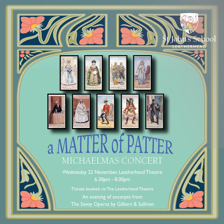 It is the very model of a modern major term’s concert….. ⁦<a href="/Lhdtheatre/">Leatherhead Theatre</a>⁩ ⁦<a href="/StJohnsSurrey/">St John's School, Leatherhead</a>⁩