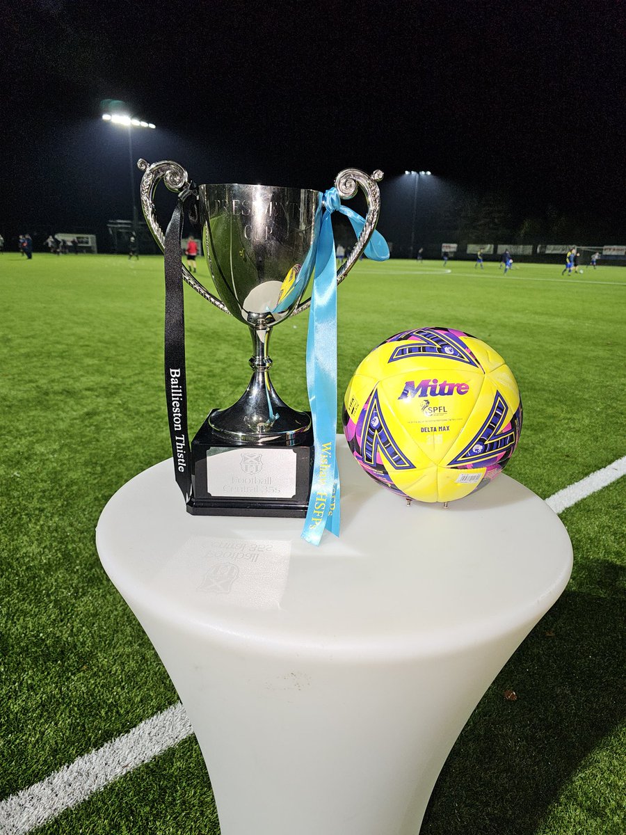 PRESIDENTS CUP FINAL🏆 GAMEDAY 🏆⚽️ ⚽️ @wishawhigh35s v @BailliestonTAFC 📆 Fri 17th Nov 2023 ⏰ 8pm ko 🏟 @K_Park1 East Kilbride Free admission for all spectators 👍 Game being covered by @SaltireDM 🎥⚽️ All the best to both teams 2nite! 👍 @centregions35s @scottish_aff