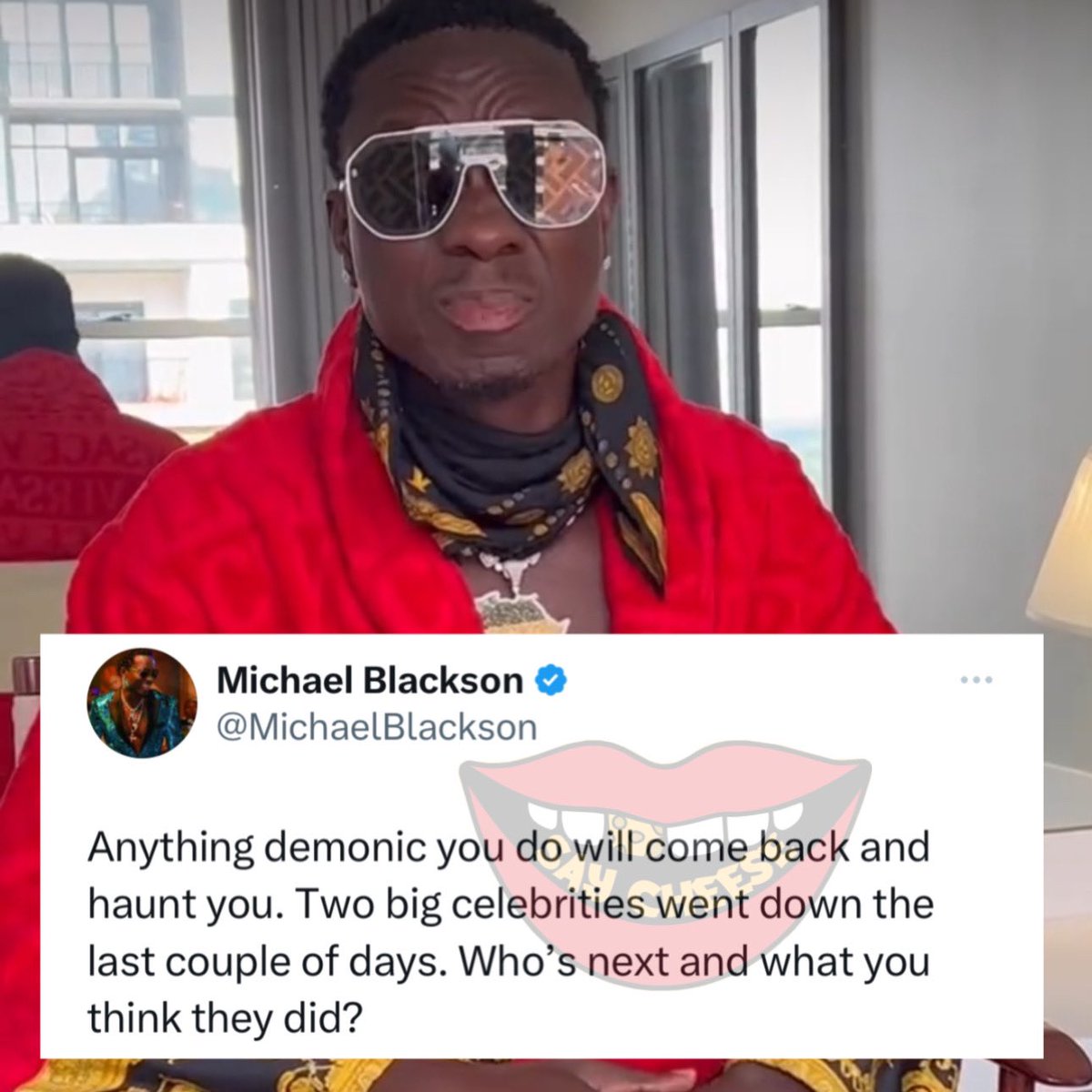 Michael Blackson speaks: “Anything demonic you do will come back and haunt you”
