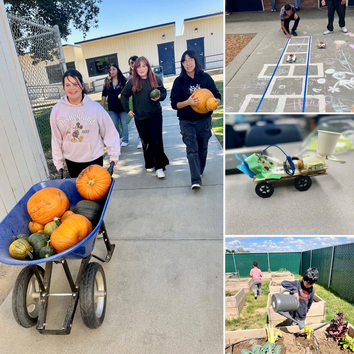 Ag is in THIS Classroom!
📷: Howard School in Madera, where students grow and harvest produce, participate in STEM activities (designing a planter and a tractor to pull it) and so much more! We💚to see it.
