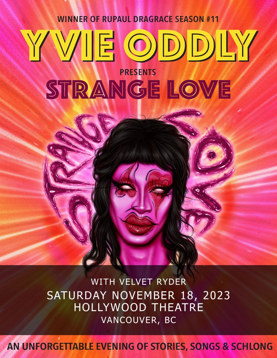 Timbre Concerts (@timbreconcerts) on Twitter photo LOW TICKET ALERT! ✨ <a href="/OddlyYvie/">Yvie Oddly (blue checkmark)</a> Sat Nov 18 <a href="/HollywoodYVR/">Hollywood Theatre Vancouver</a> ✨
Get your tickets now before they're all gone! See you this weekend!
ticketweb.ca/event/yvie-odd… LOW TICKET ALERT! ✨ <a href="/OddlyYvie/">Yvie Oddly (blue checkmark)</a> Sat Nov 18 <a href="/HollywoodYVR/">Hollywood Theatre Vancouver</a> ✨
Get your tickets now before they're all gone! See you this weekend!
ticketweb.ca/event/yvie-odd…