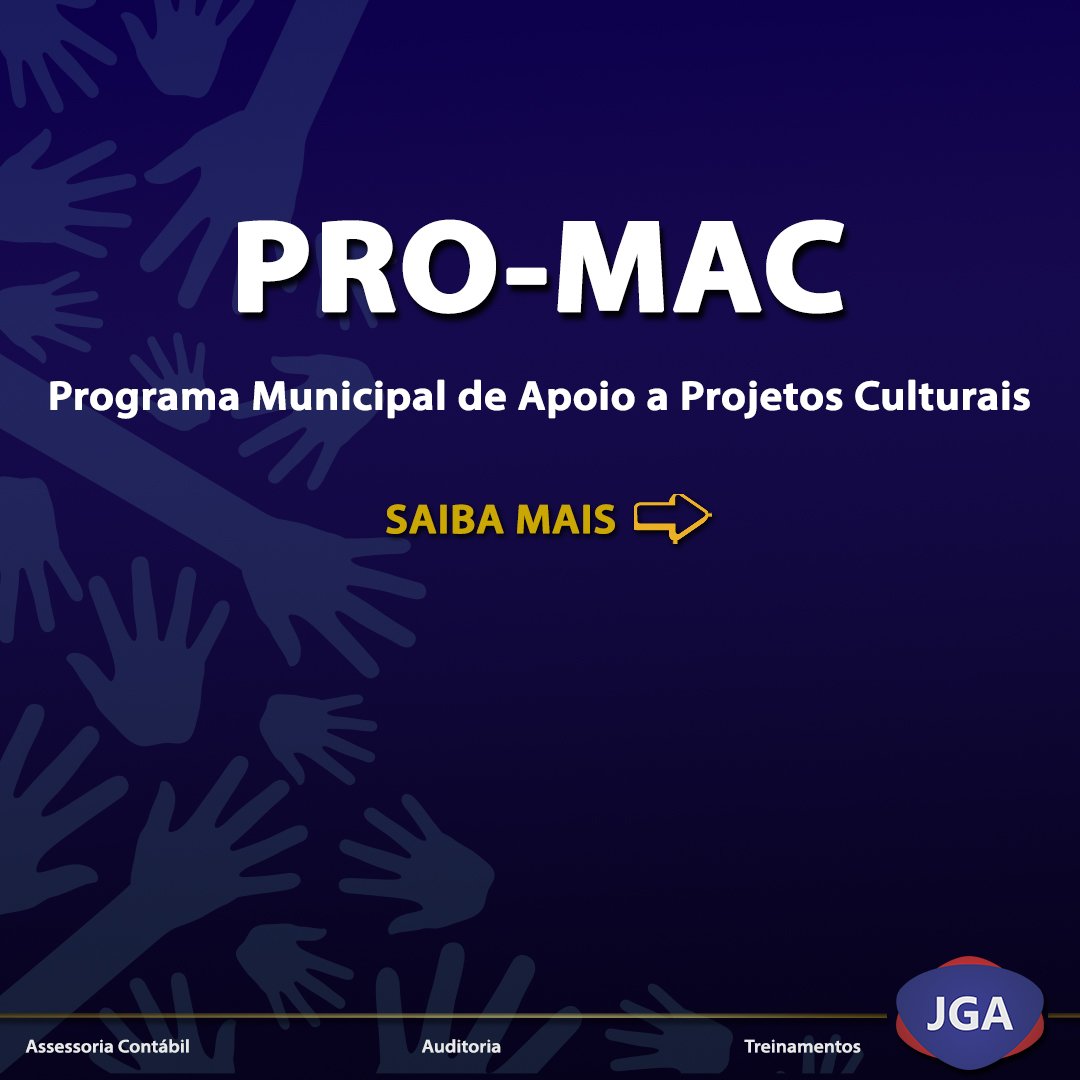 JGA3Setor's tweet image. Saiba mais sobre o Programa Municipal de Apoio a Projetos Culturais (PRO-MAC), projeto incentivado na área da cultura no Município de São Paulo. (Fonte: OAB/SP)
#diadedoar #promac