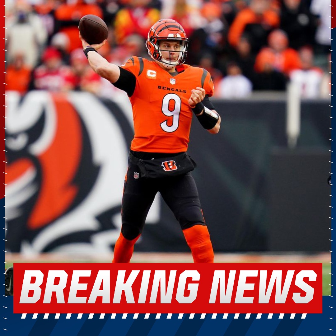 MySportsUpdate's tweet photo. BREAKING: #Bengals QB Joe Burrow is done for the season with his wrist injury. https://t.co/iqU4o6c1F5