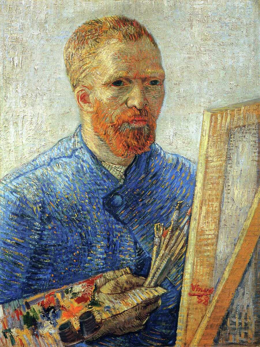 vangoghartist's tweet photo. Self Portrait as an Artist, 1888 https://t.co/70viXNTe9t https://t.co/JxV2NQWCL3