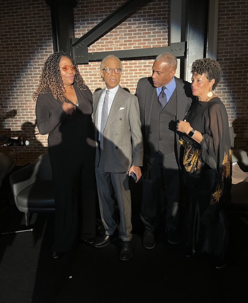 TheRevAl's tweet photo. Last Friday in Philadelphia doing a panel on the Power of Black Radio at the 20th anniversary of WURD Philadelphia. Standing w/ Melody Spann (owner of WVON Chicago), Tavis Smiley (LA), and Sara Lomax (WURD).

#ICYMI https://t.co/PhQEGiJ4MA