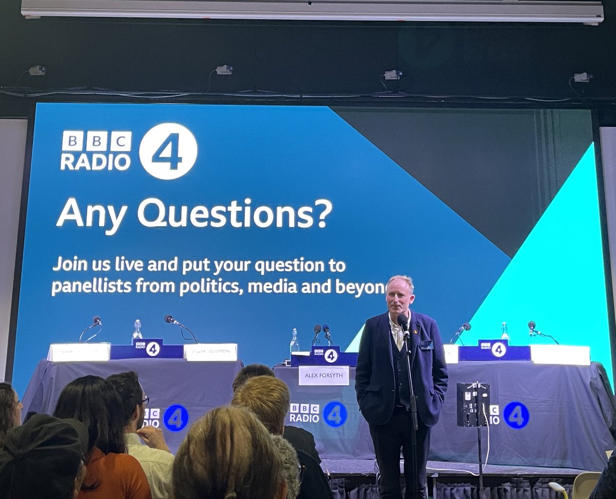 Here East CEO, <a href="/GavinJPoole/">Gavin Poole</a> welcoming guests to #BBCAQ in <a href="/Plexalcity/">Plexal</a> 🎤 tune in live <a href="/BBCRadio4/">BBC Radio 4</a> ➡️ bbc.co.uk/sounds/brand/b…