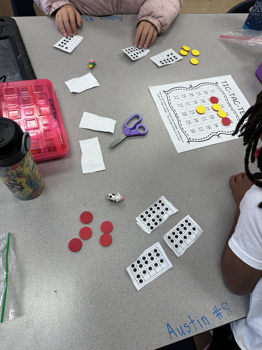 mrsnurski's tweet photo. Friday = Math Fun!🤩 First grade has been working with TEEN NUMBERS this week! So that calls for some TIC-TAC-TEEN! They are loving it!❤️ #atthebergh #mathfun #firstgrade https://t.co/ejk1p9wskl