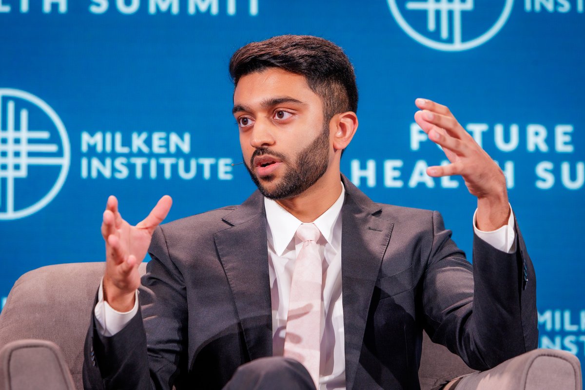 #Palantir’s @hirshjain spoke at @MilkenInstitute’s #MIHealthSummit. 

The panel, “The Next Century of Health,” discussed how technology can enable improved patient-centric care, as well as create more equitable and holistic healthcare solutions.

See here: milkeninstitute.org/panel/14967/pa…