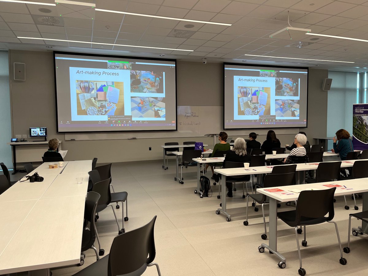 Natasha Damiano’s presentation on arts-based and narrative inquiry into ‘Musicking’ as an occupation.