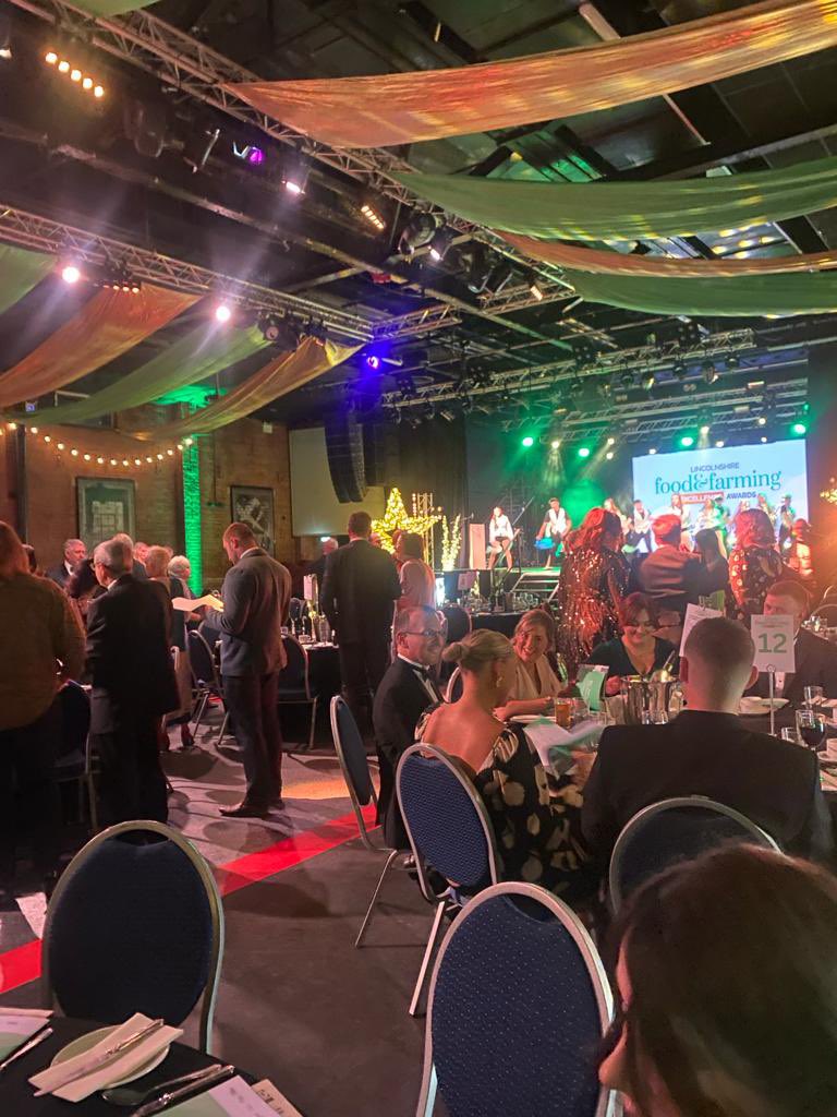 FairburnsEggs's tweet photo. We’re spending our Friday night in great company at the #Lincolnshire Food &amp; Farming Awards! #FAF23 https://t.co/SB567kwZQG
