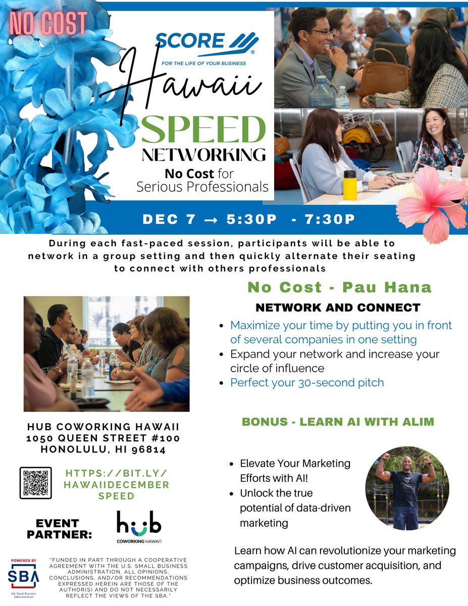 Speed Networking in December!!