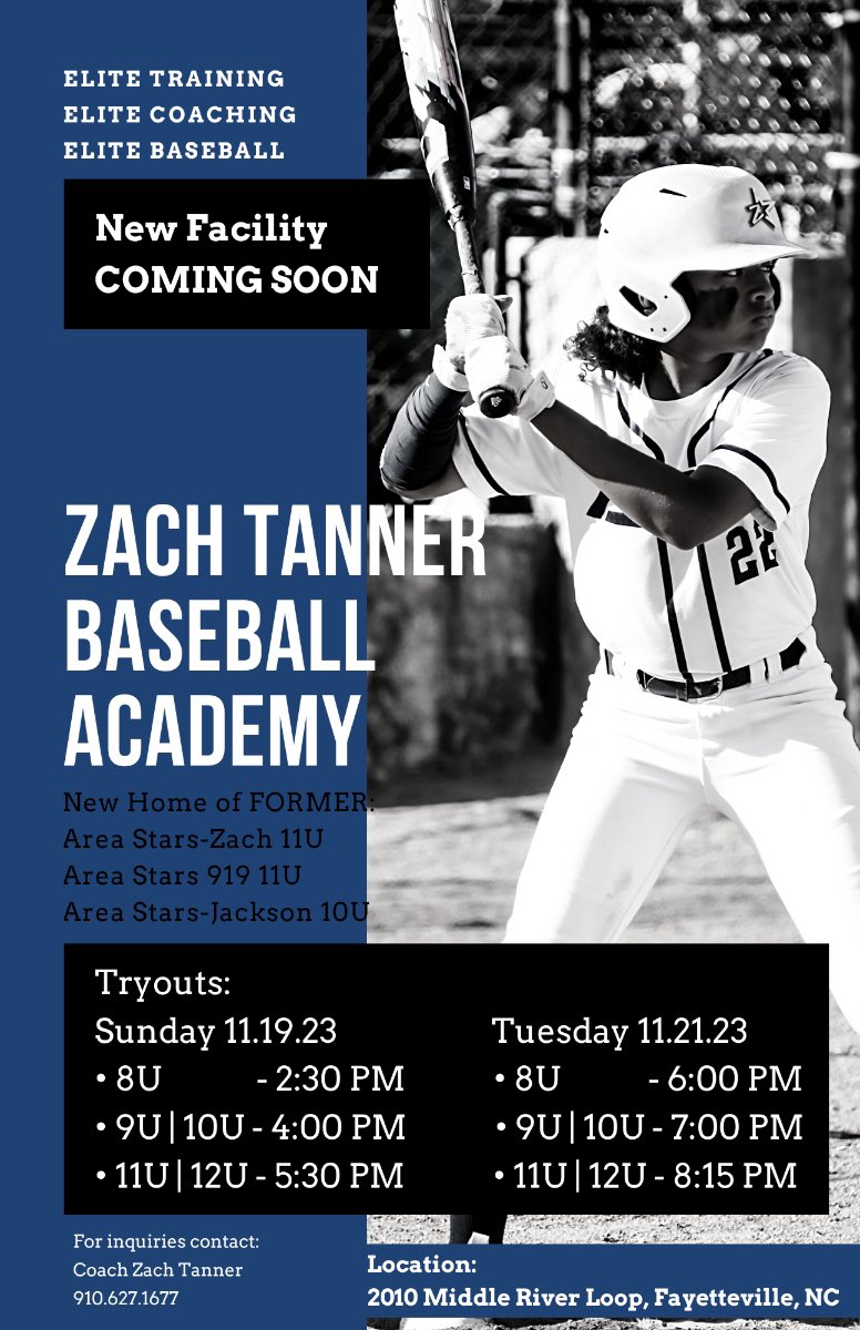 Reminder of tryouts! Don’t miss out!