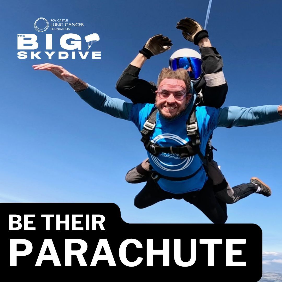 There’s nothing scarier than being told you have lung cancer.

You can stop them freefalling. Sign up for the Big Skydive and be a parachute for people with lung cancer. 

buff.ly/3AgA6iW