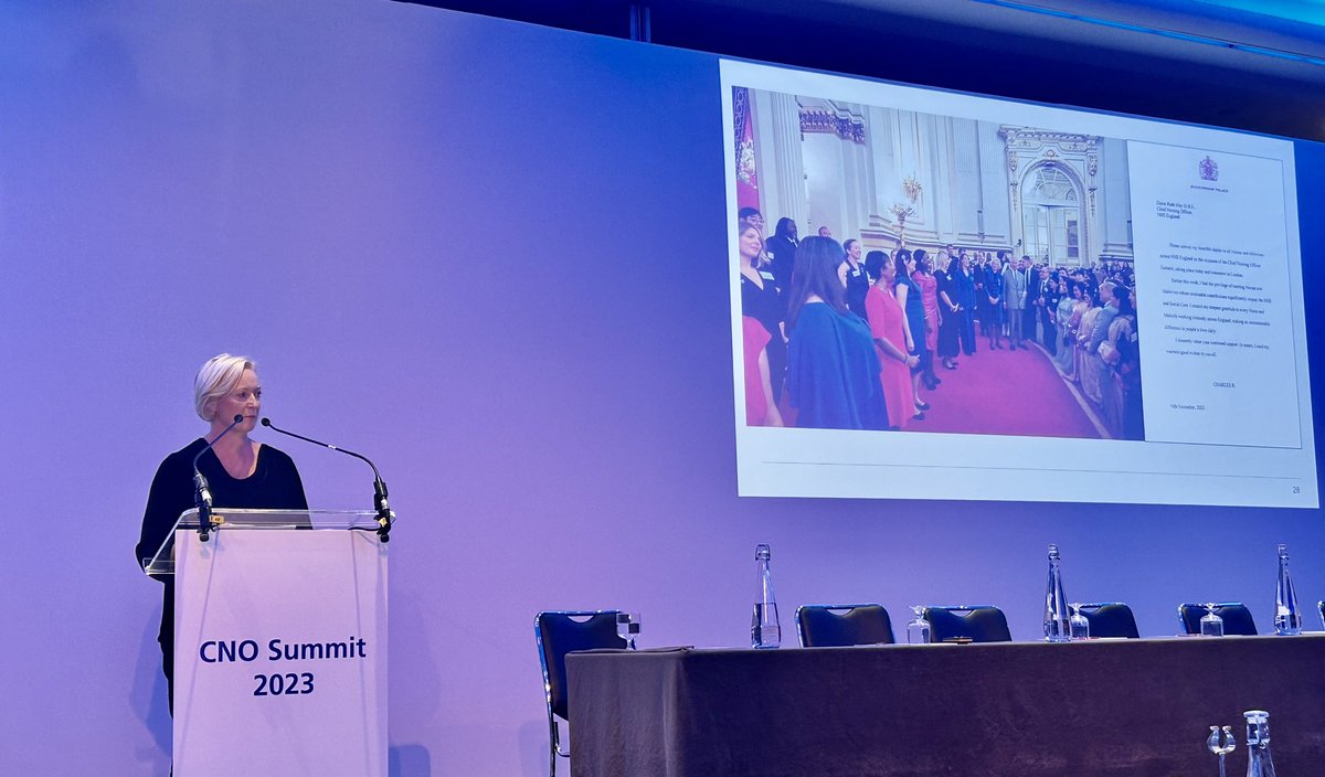 Sam Sherrington RN DN QN FQNI MSc 💙 (@samsherrington) on Twitter photo Reflections of #CNOSummit2023 Utterly inspiring key note presentation by Dame @CNOEngland Thank you Ruth for your incredible leadership, and for recognising the great work of the Community Nursing Safer Staffing Tool. I’m proud to be a nurse 💙 <a href="/teamCNO_/">teamCNO 💙</a> <a href="/AnnCase2301/">Ann Casey MBE, RN FRCN 💙</a> <a href="/TheQNI/">The Queen's Nursing Institute</a> Reflections of #CNOSummit2023 Utterly inspiring key note presentation by Dame @CNOEngland Thank you Ruth for your incredible leadership, and for recognising the great work of the Community Nursing Safer Staffing Tool. I’m proud to be a nurse 💙 <a href="/teamCNO_/">teamCNO 💙</a> <a href="/AnnCase2301/">Ann Casey MBE, RN FRCN 💙</a> <a href="/TheQNI/">The Queen's Nursing Institute</a>