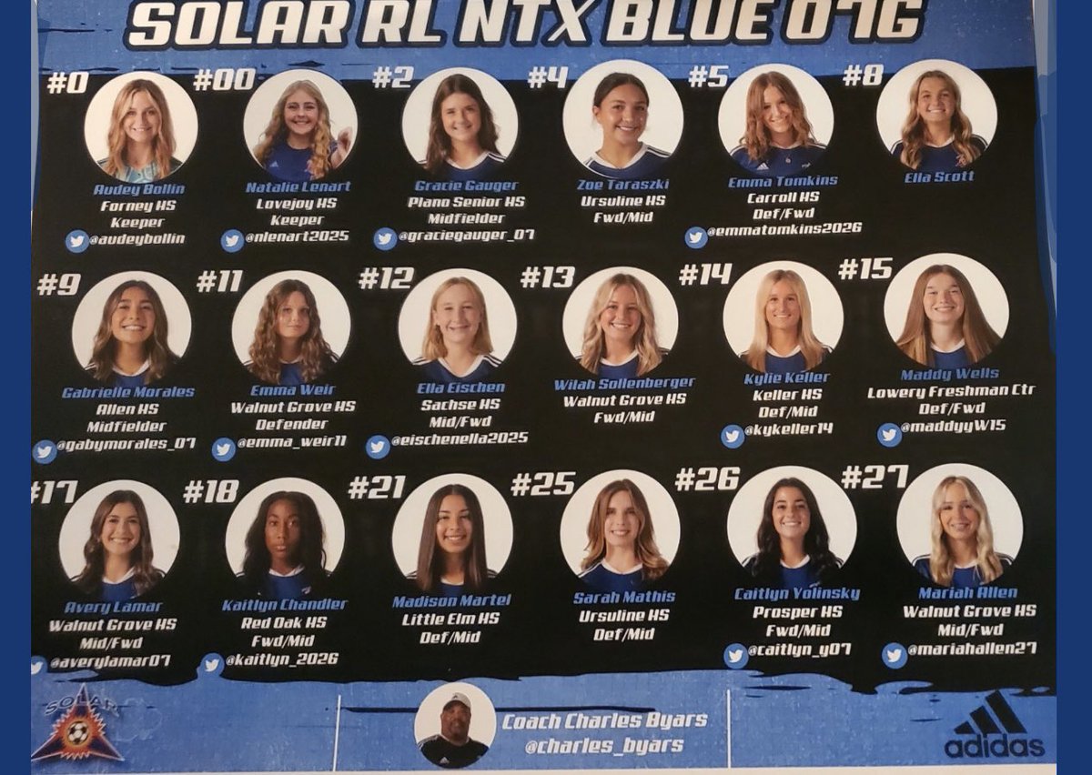 Solar Byars 07G ECNL RL NTX tweet media