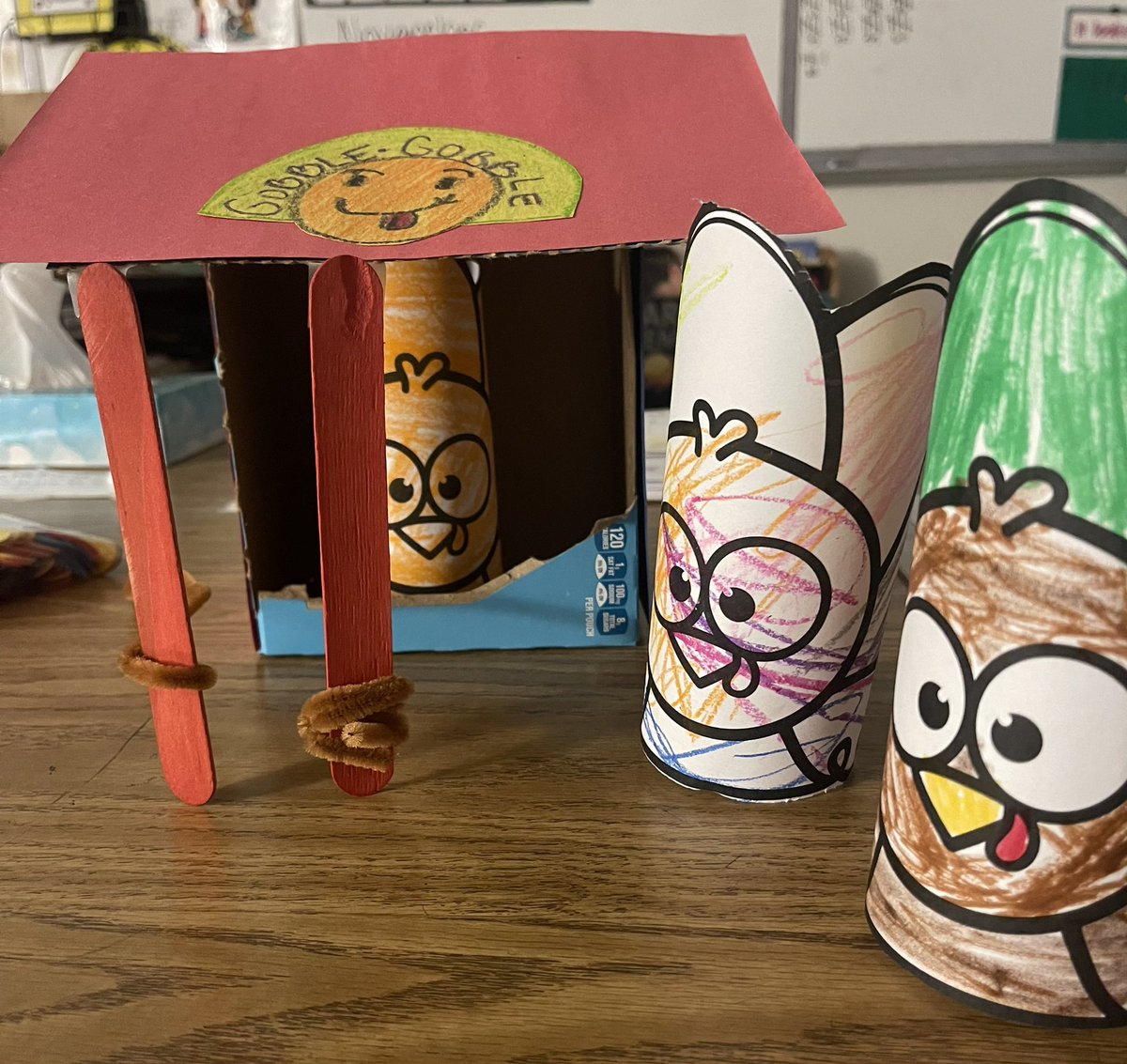 Happy Thanksgiving break from our class of turkeys to yours!! So proud of their turkey trap!!
<a href="/HumbleISD_CAM/">Cambridge School</a> <a href="/marissaeve29/">Marissa Rodarte</a>