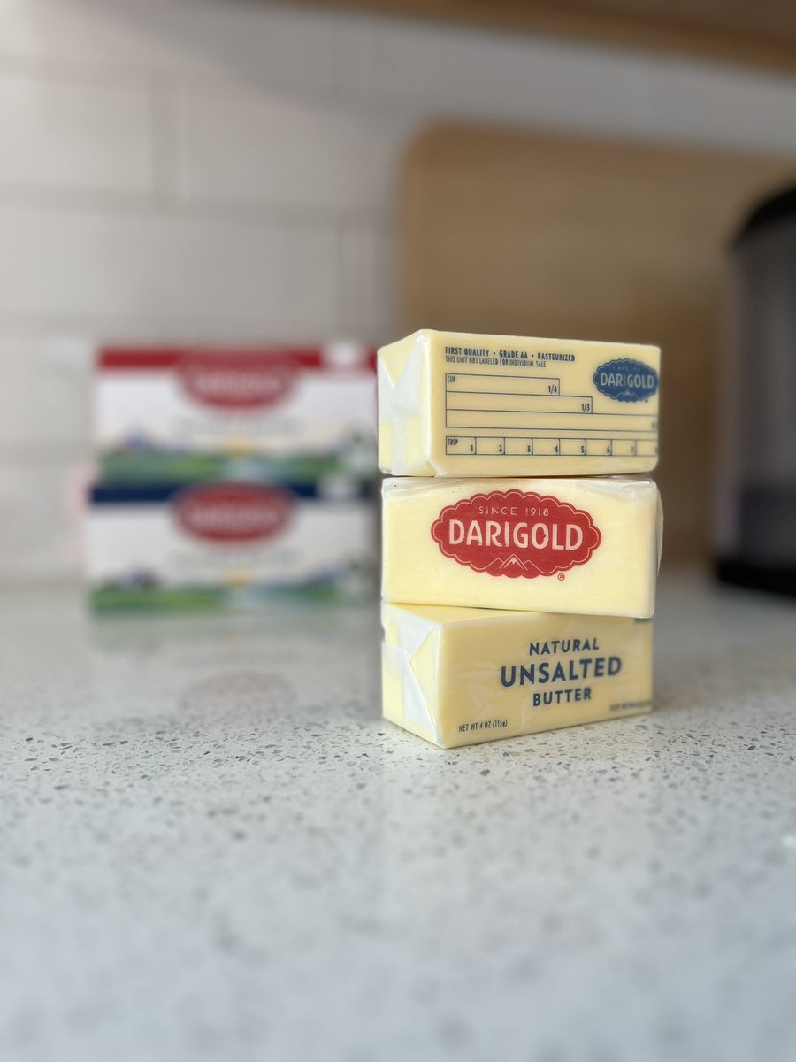 Celebrating National Butter Day with some Darigold butter #Jenga 🤣🎉🧈 How many #butter sticks do you think we could stack before it falls? #NationalButterDay #ButterLover #Butter