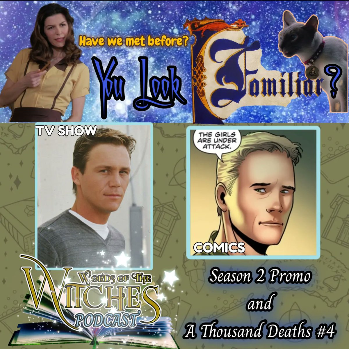 Wordsofwitches's tweet photo. You Look Familiars! #charmed #charmedcomics #charmedpodcast #wordsofthewitches #athousanddeaths #dynamitecomics #youlookfamiliar https://t.co/OqAwIcvL29