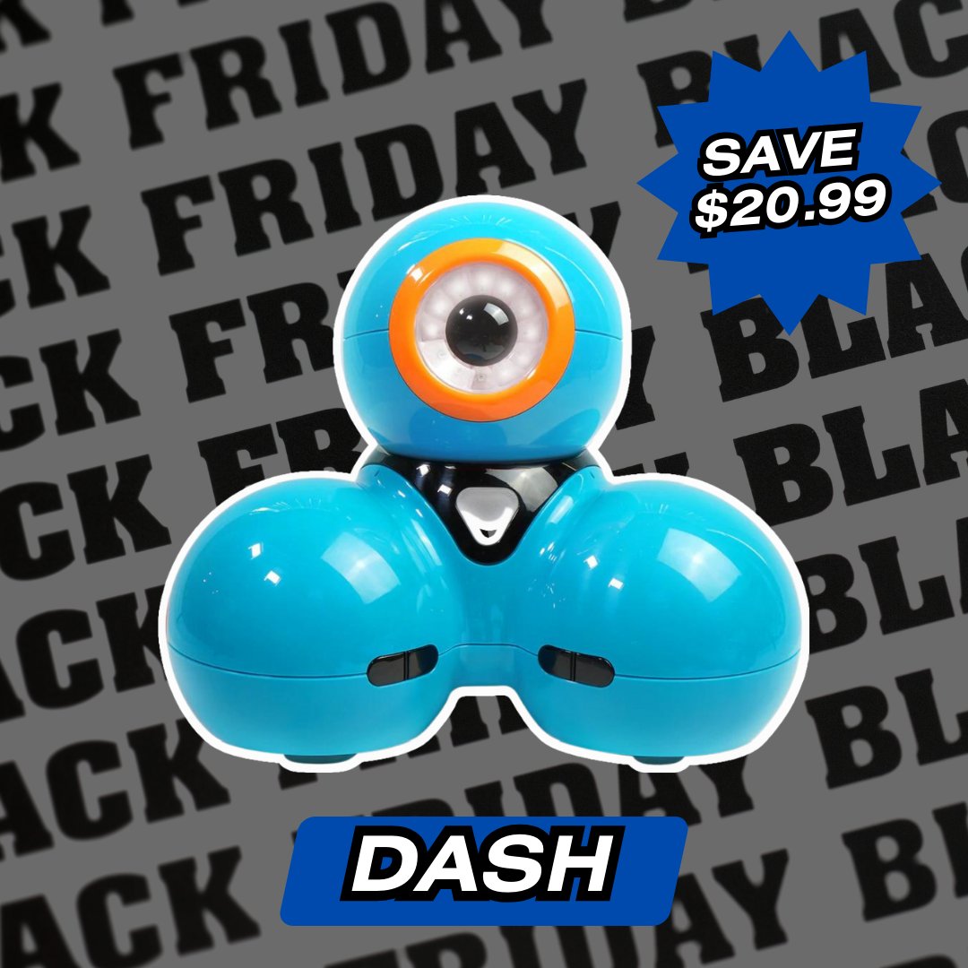 LOGICSAcademy's tweet image. 🚨Black Friday deals START NOW!🚨 Save big on your favourite robots and gear up for an awesome tech adventure! 🎉

Hurry, these deals won&apos;t last forever! Click here to save: store.logicsacademy.com/collections/ed…

#LogicsAcademy #BlackFridayDeals #TechSale #Robotics #stemlearning