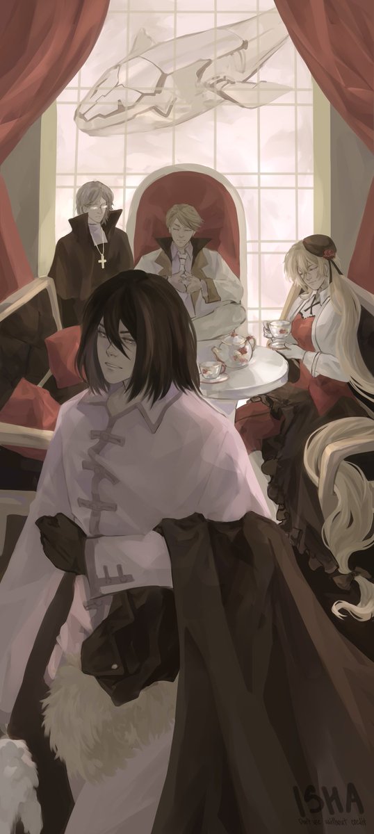 ishaa_ishaa_a's tweet image. #bsd #bsdart #fyodordostoevsky #agatakristi #frensisskottfitscerald #nathanielhothorn