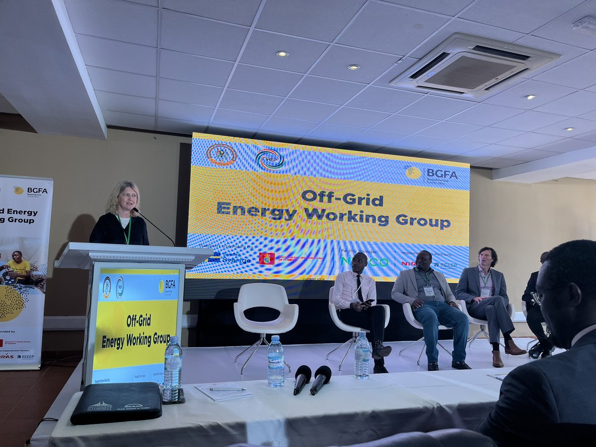 EastAfricaGov's tweet photo. The Energy Working Group launched at #REC23AndExpo. The Sweden, Denmark, #MEMD and the Steering Committee members had made it launched. @BGFAfrica @brianisabirye @SwedEnvoyUganda @unreeea @JNkuyahaga @UNCDFenergy @giz_uganda @MEMD_Uganda @NicMukisa

@EAC_IPU @EastAfricaGov https://t.co/W2GCi3RKXC